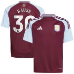 Aston Villa aston villa adidas home shirt 2024-25 – kids with hause 30 printing Collection | AVFC Jerseys & Fan Gear