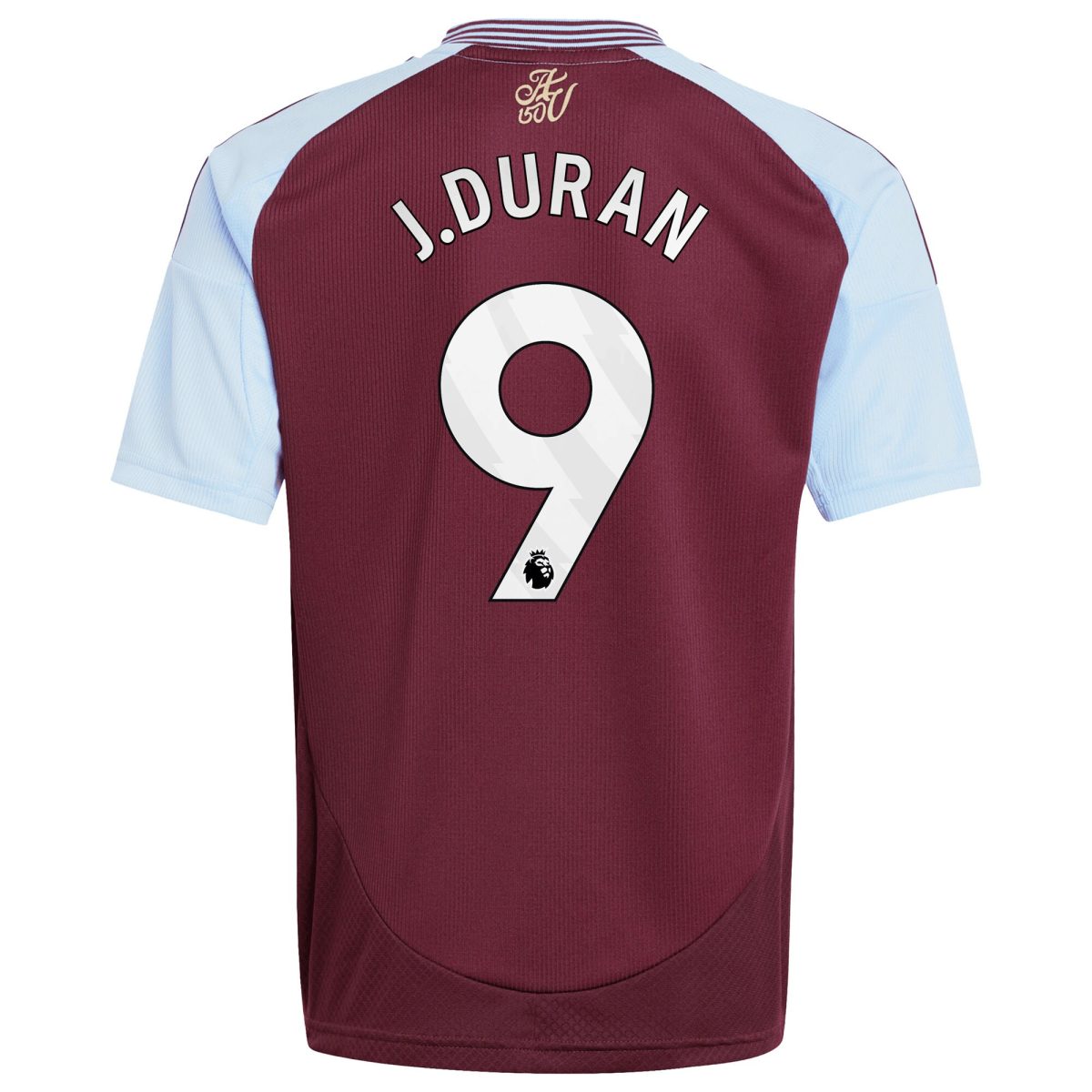 Aston Villa aston villa adidas home shirt 2024-25 – kids with j.duran 9 printing Collection | AVFC Jerseys & Fan Gear
