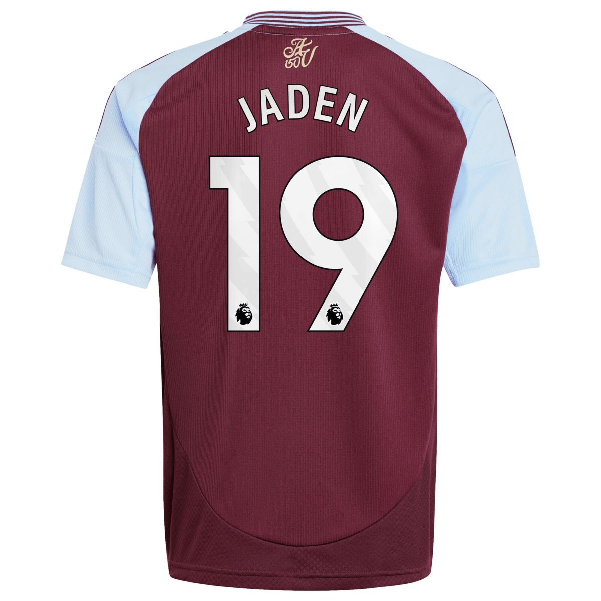 Aston Villa aston villa adidas home shirt 2024-25 – kids with jaden 19 printing Collection | AVFC Jerseys & Fan Gear