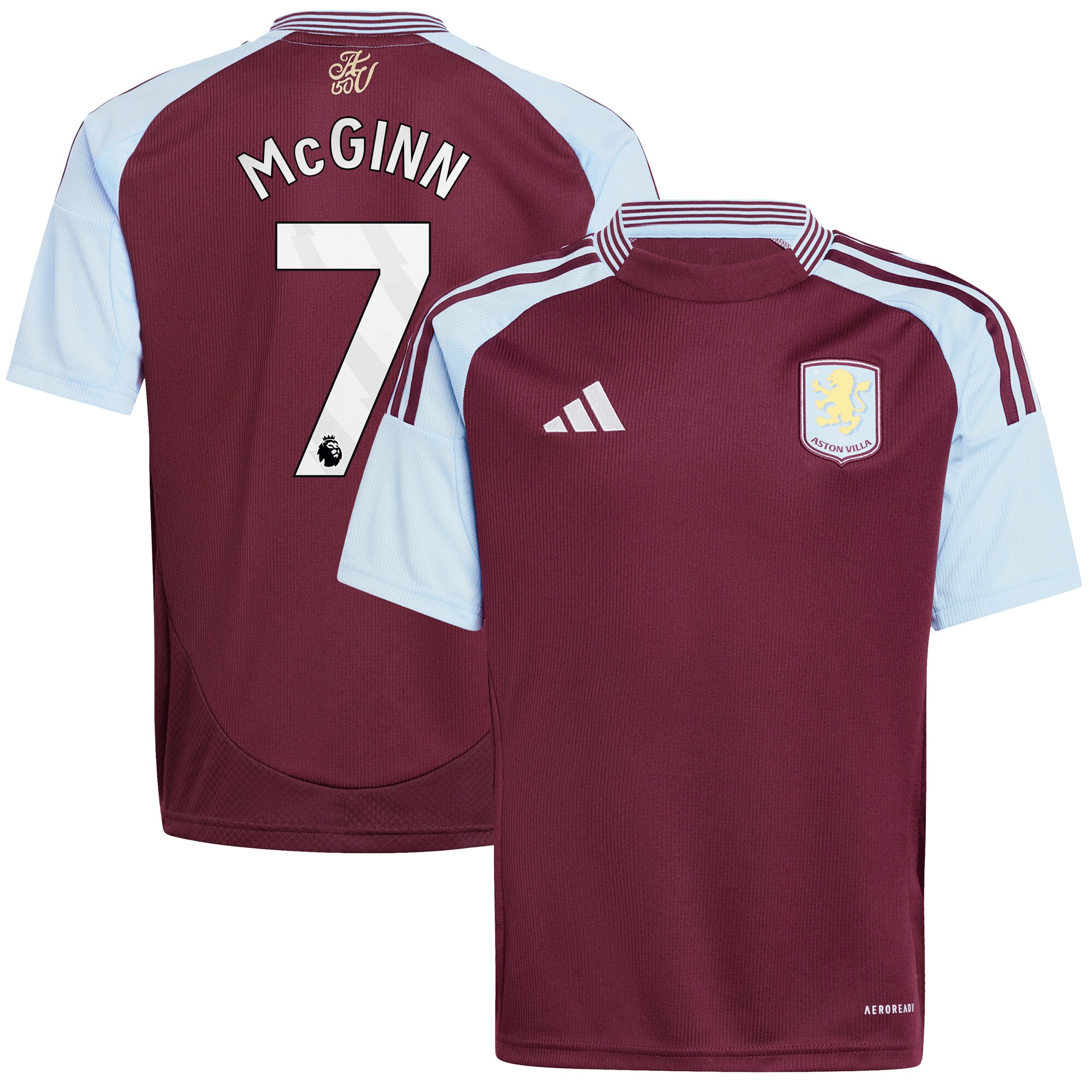 Aston Villa aston villa adidas home shirt 2024-25 – kids with john mcginn 7 printing Collection | AVFC Jerseys & Fan Gear