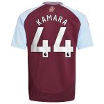 Aston Villa aston villa adidas home shirt 2024-25 – kids with kamara 44 printing Collection | AVFC Jerseys & Fan Gear