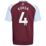 Aston Villa aston villa adidas home shirt 2024-25 – kids with konsa 4 printing Collection | AVFC Jerseys & Fan Gear