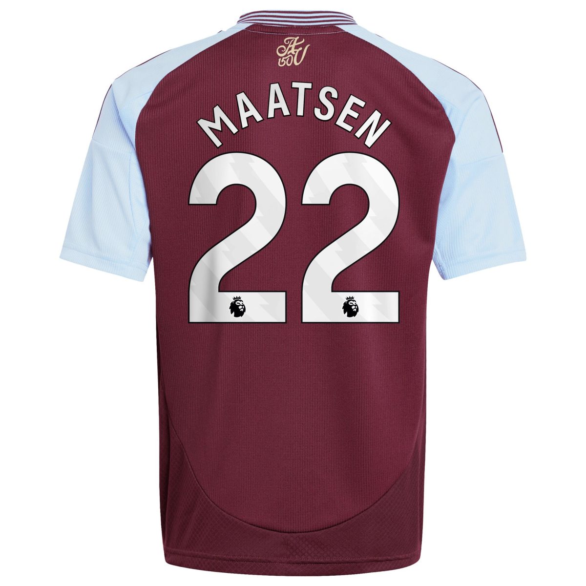 Aston Villa aston villa adidas home shirt 2024-25 – kids with maatsen 22 printing Collection | AVFC Jerseys & Fan Gear