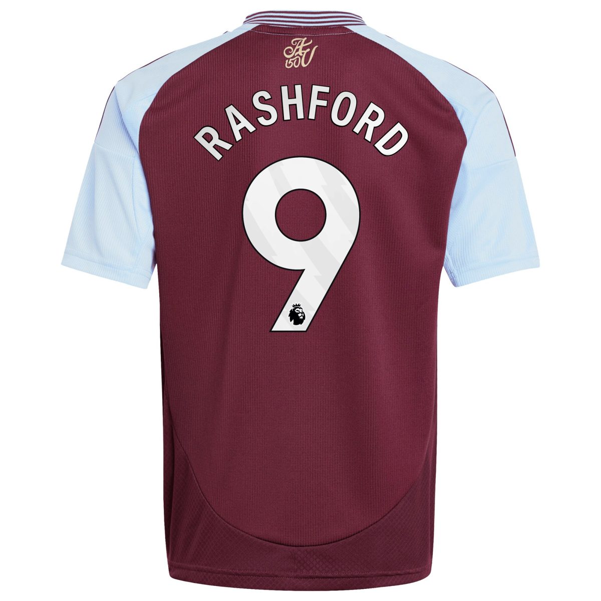 Aston Villa aston villa adidas home shirt 2024-25 – kids with rashford 9 printing Collection | AVFC Jerseys & Fan Gear