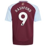 Aston Villa aston villa adidas home shirt 2024-25 – kids with rashford 9 printing Collection | AVFC Jerseys & Fan Gear