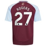 Aston Villa aston villa adidas home shirt 2024-25 – kids with rogers 27 printing Collection | AVFC Jerseys & Fan Gear