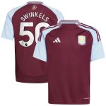 Aston Villa aston villa adidas home shirt 2024-25 – kids with swinkels 50 printing Collection | AVFC Jerseys & Fan Gear