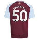 Aston Villa aston villa adidas home shirt 2024-25 – kids with swinkels 50 printing Collection | AVFC Jerseys & Fan Gear