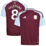 Aston Villa aston villa adidas home shirt 2024-25 – kids with tielemans 8 printing Collection | AVFC Jerseys & Fan Gear