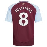 Aston Villa aston villa adidas home shirt 2024-25 – kids with tielemans 8 printing Collection | AVFC Jerseys & Fan Gear
