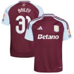Aston Villa aston villa adidas home shirt 2024-25 with bailey 31 cup printing Collection | AVFC Jerseys & Fan Gear