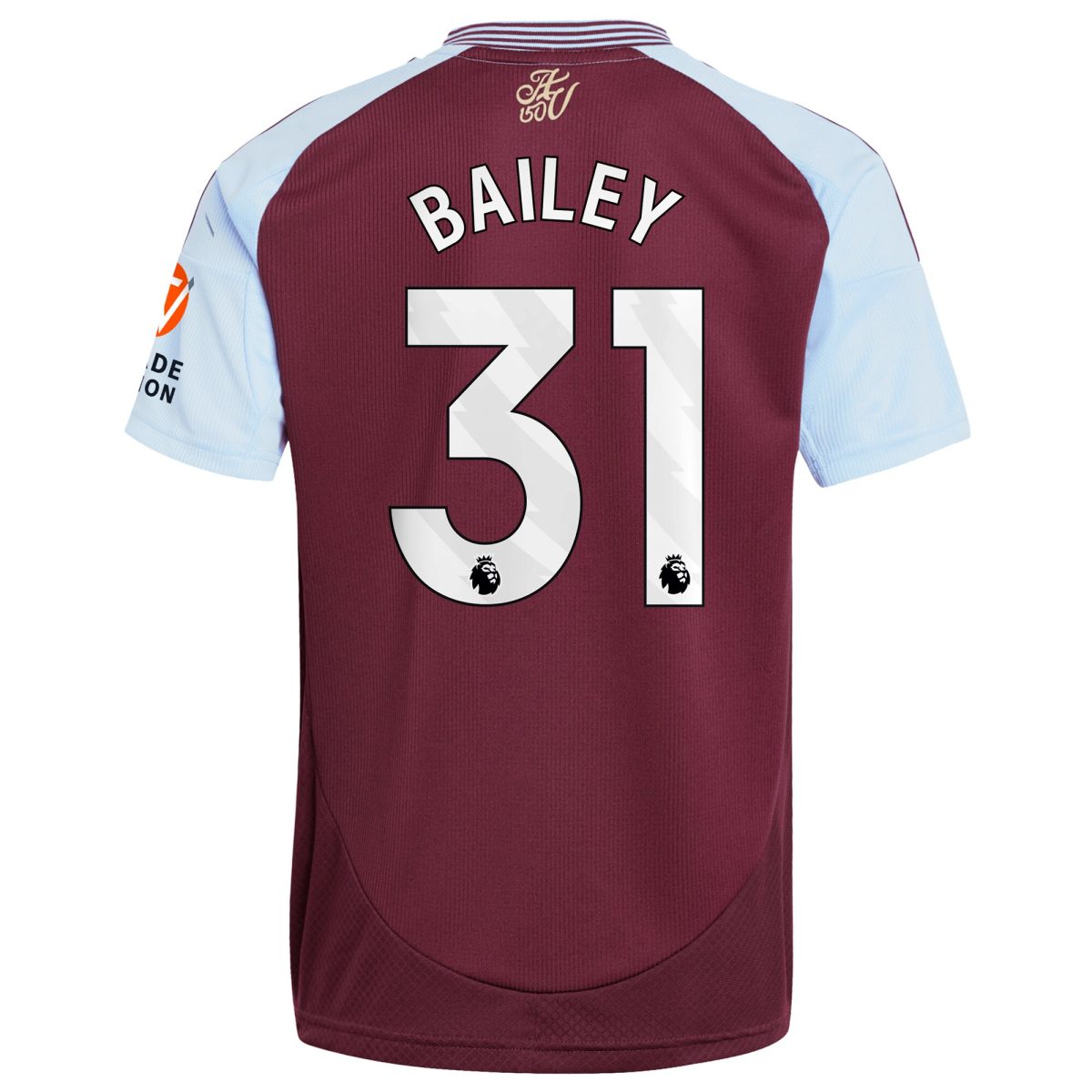 Aston Villa aston villa adidas home shirt 2024-25 with bailey 31 printing Collection | AVFC Jerseys & Fan Gear