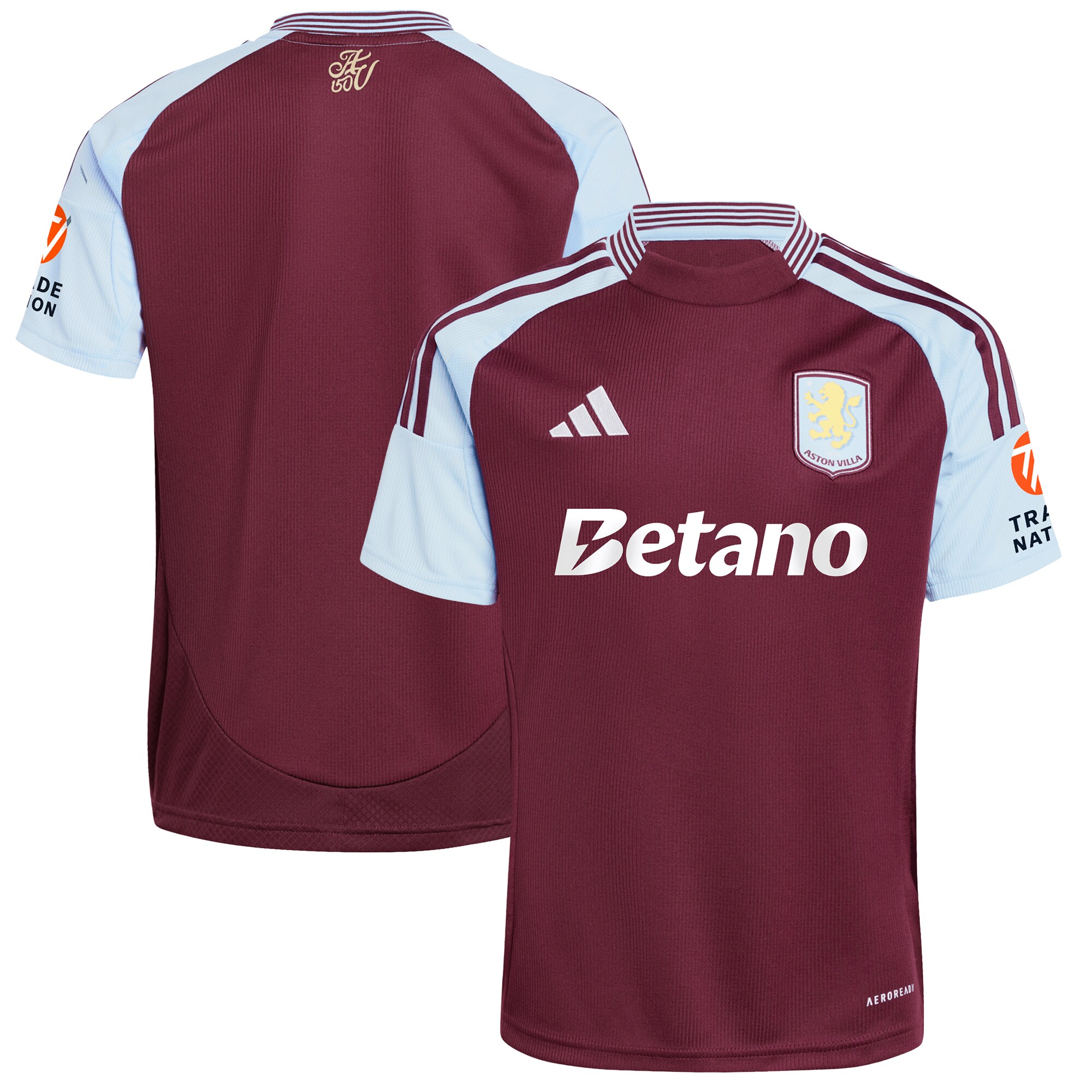 Aston Villa aston villa adidas home shirt 2024-25 with custom printing Collection | AVFC Jerseys & Fan Gear