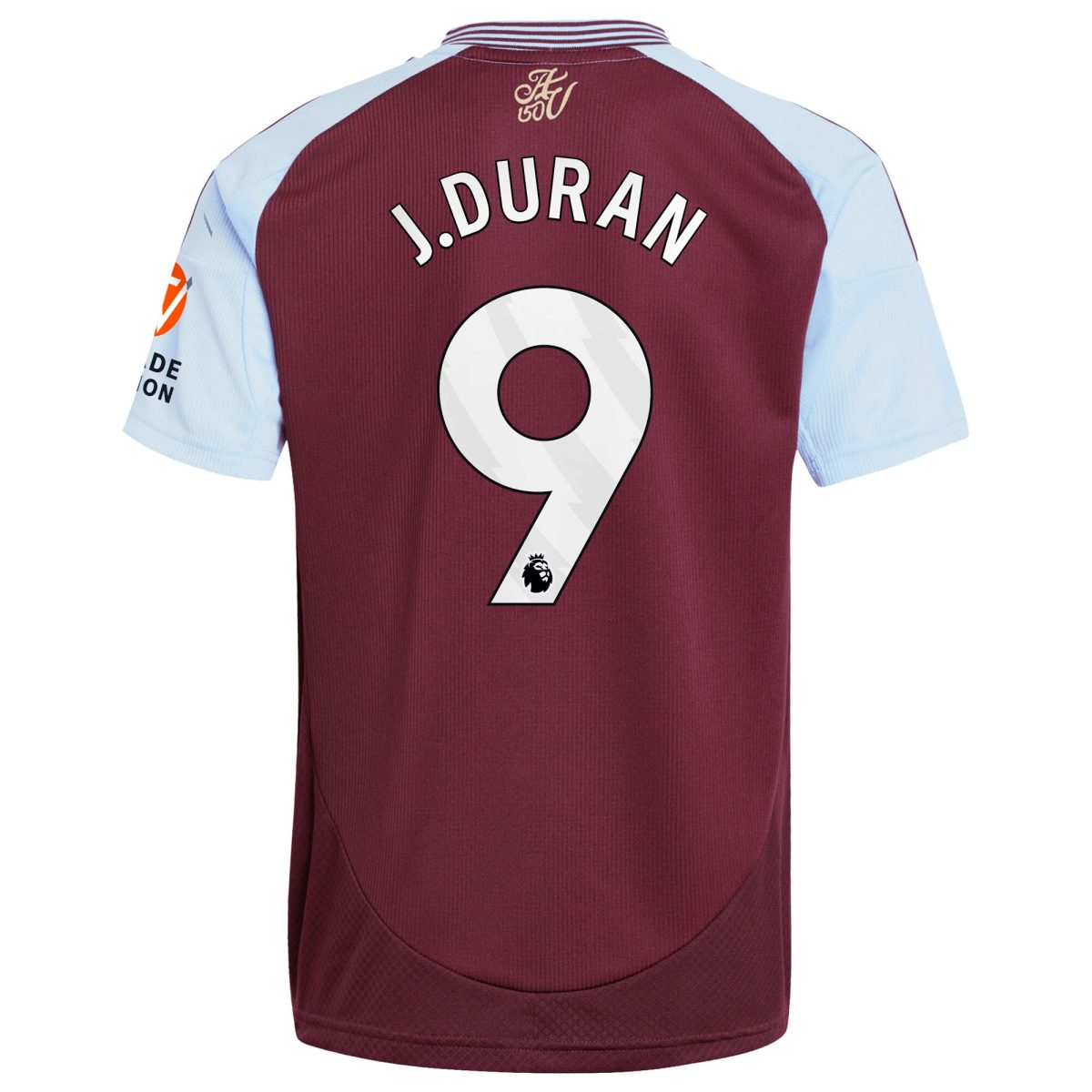 Aston Villa aston villa adidas home shirt 2024-25 with j.duran 9 printing Collection | AVFC Jerseys & Fan Gear