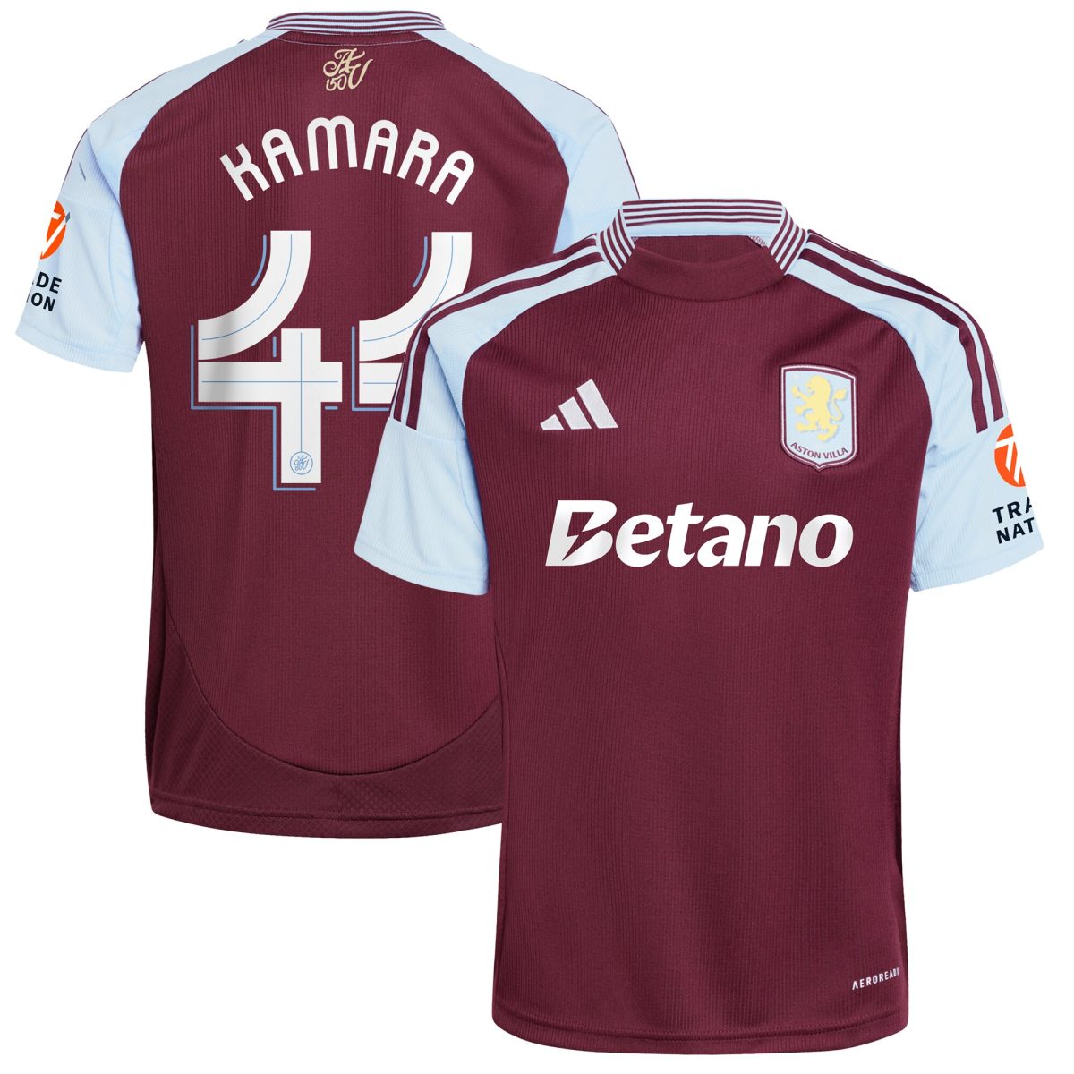 Aston Villa aston villa adidas home shirt 2024-25 with kamara 44 cup printing Collection | AVFC Jerseys & Fan Gear