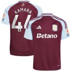 Aston Villa aston villa adidas home shirt 2024-25 with kamara 44 printing Collection | AVFC Jerseys & Fan Gear