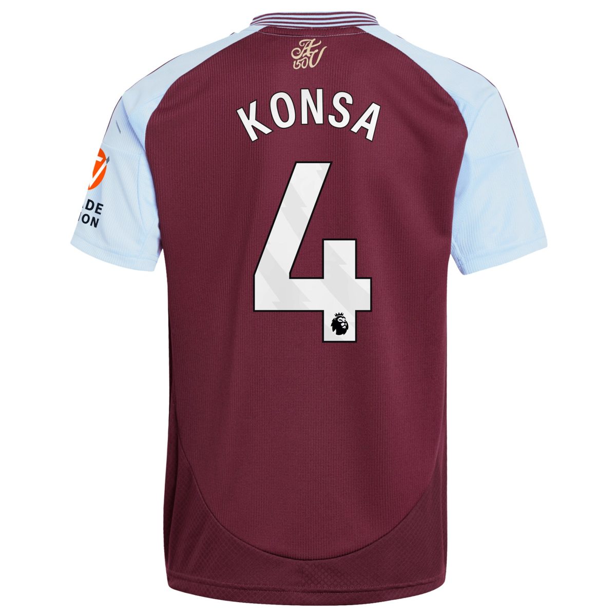Aston Villa aston villa adidas home shirt 2024-25 with konsa 4 printing Collection | AVFC Jerseys & Fan Gear