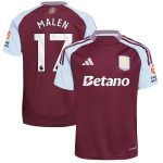 Aston Villa aston villa adidas home shirt 2024-25 with malen 17 printing Collection | AVFC Jerseys & Fan Gear