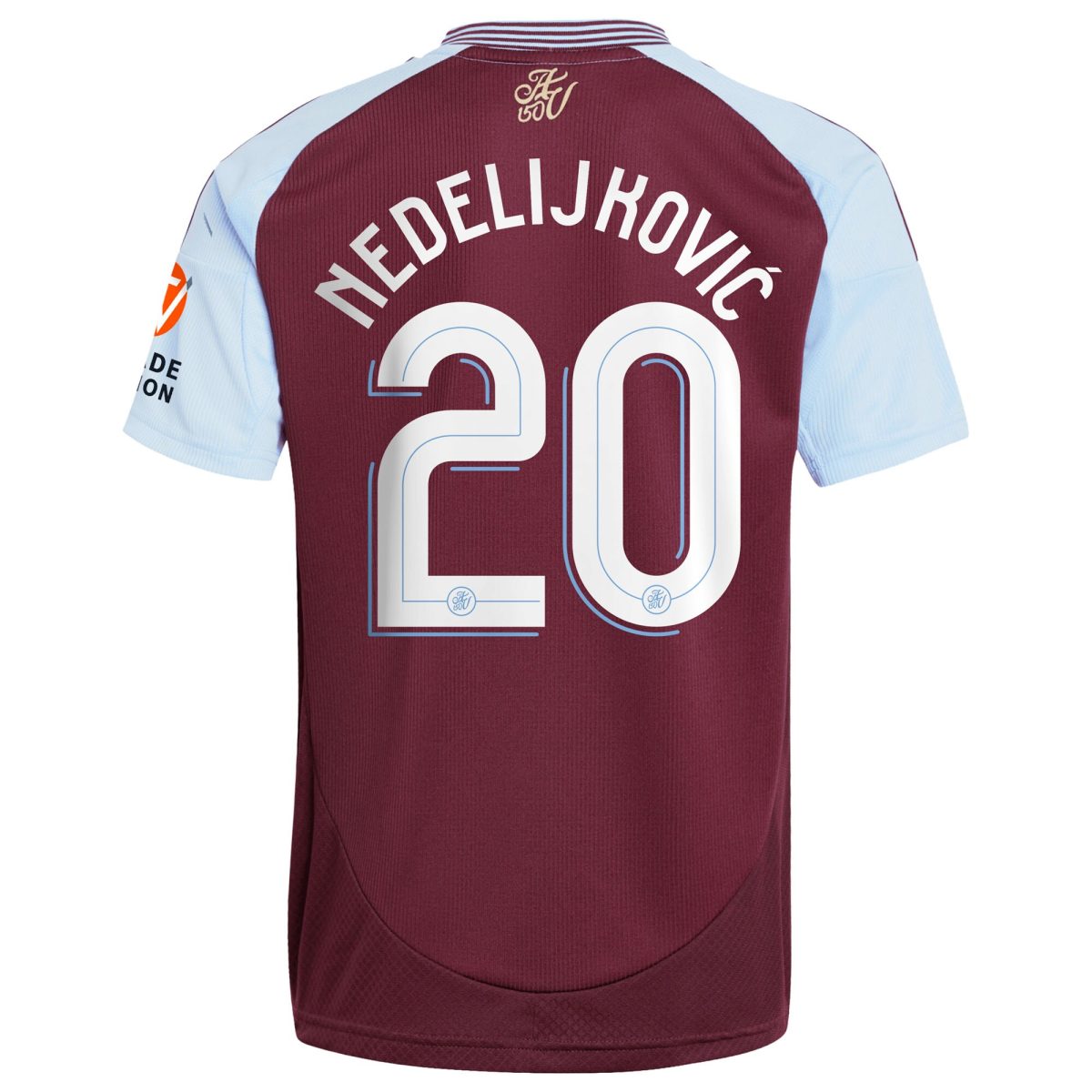 Aston Villa aston villa adidas home shirt 2024-25 with nedeljković 20 cup printing Collection | AVFC Jerseys & Fan Gear