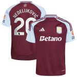 Aston Villa aston villa adidas home shirt 2024-25 with nedeljković 20 printing Collection | AVFC Jerseys & Fan Gear