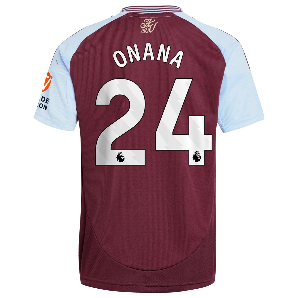 Aston Villa aston villa adidas home shirt 2024-25 with onana 24 printing Collection | AVFC Jerseys & Fan Gear
