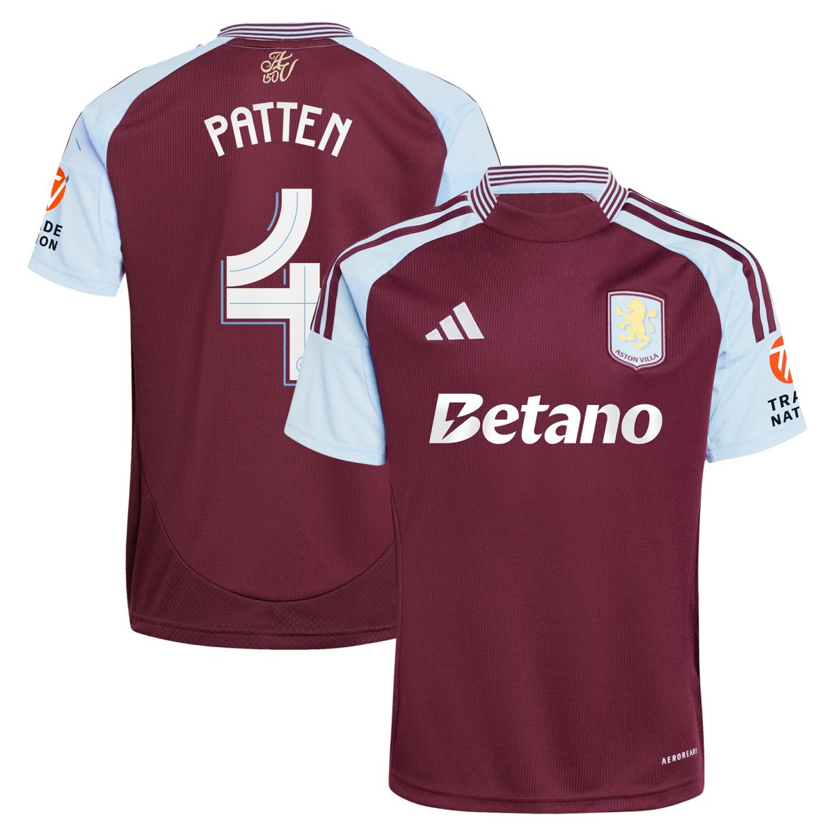 Aston Villa aston villa adidas home shirt 2024-25 with patten 4 cup printing Collection | AVFC Jerseys & Fan Gear