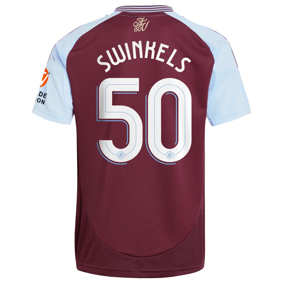 Aston Villa aston villa adidas home shirt 2024-25 with swinkels 50 cup printing Collection | AVFC Jerseys & Fan Gear
