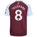 Aston Villa aston villa adidas home shirt 2024-25 with tielemans 8 printing Collection | AVFC Jerseys & Fan Gear