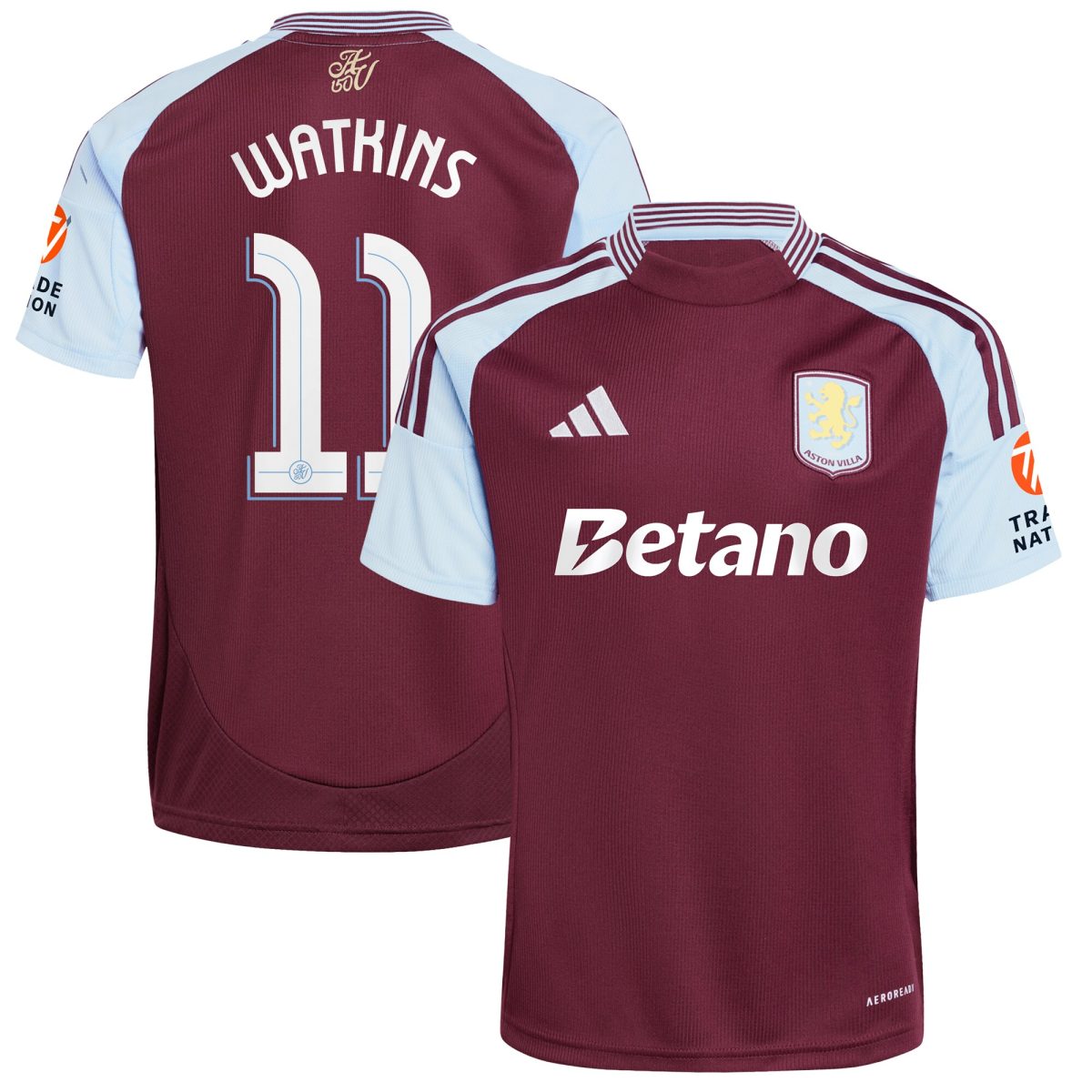 Aston Villa aston villa adidas home shirt 2024-25 with watkins 11 cup printing Collection | AVFC Jerseys & Fan Gear