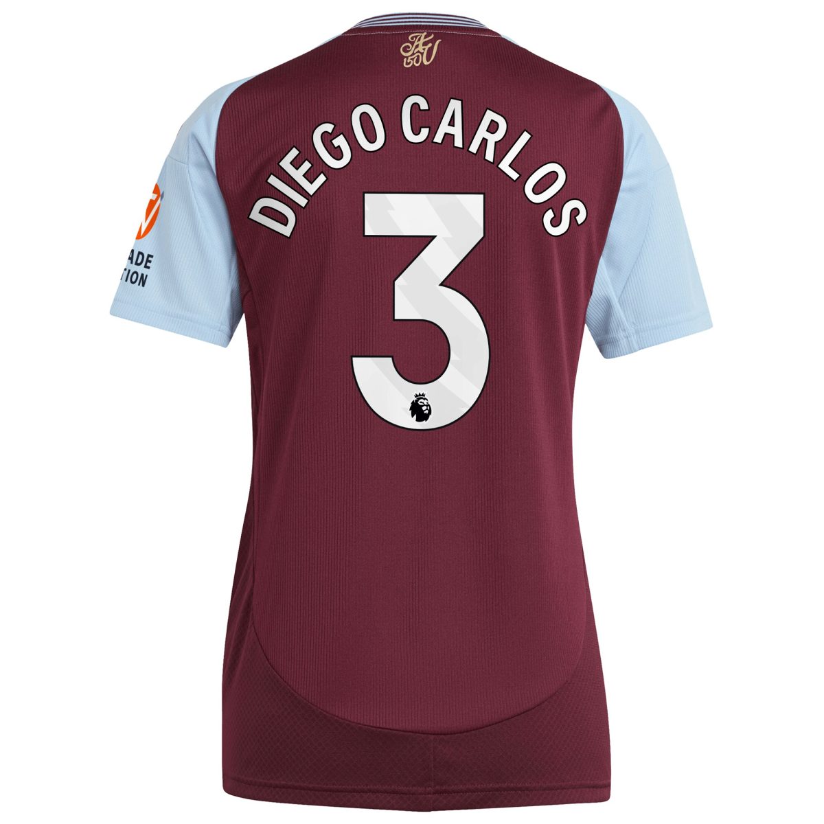 Aston Villa aston villa adidas home shirt 2024-25 – womens with diego carlos 3 printing Collection | AVFC Jerseys & Fan Gear