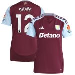 Aston Villa aston villa adidas home shirt 2024-25 – womens with digne 12 printing Collection | AVFC Jerseys & Fan Gear