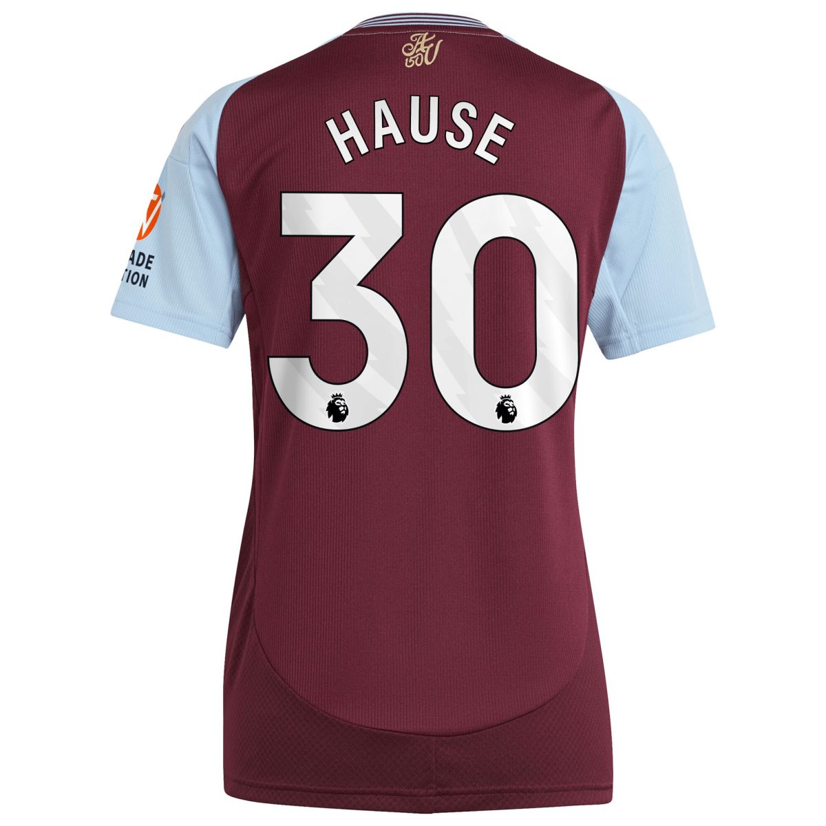 Aston Villa aston villa adidas home shirt 2024-25 – womens with hause 30 printing Collection | AVFC Jerseys & Fan Gear