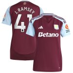 Aston Villa aston villa adidas home shirt 2024-25 – womens with j. ramsey 41 printing Collection | AVFC Jerseys & Fan Gear