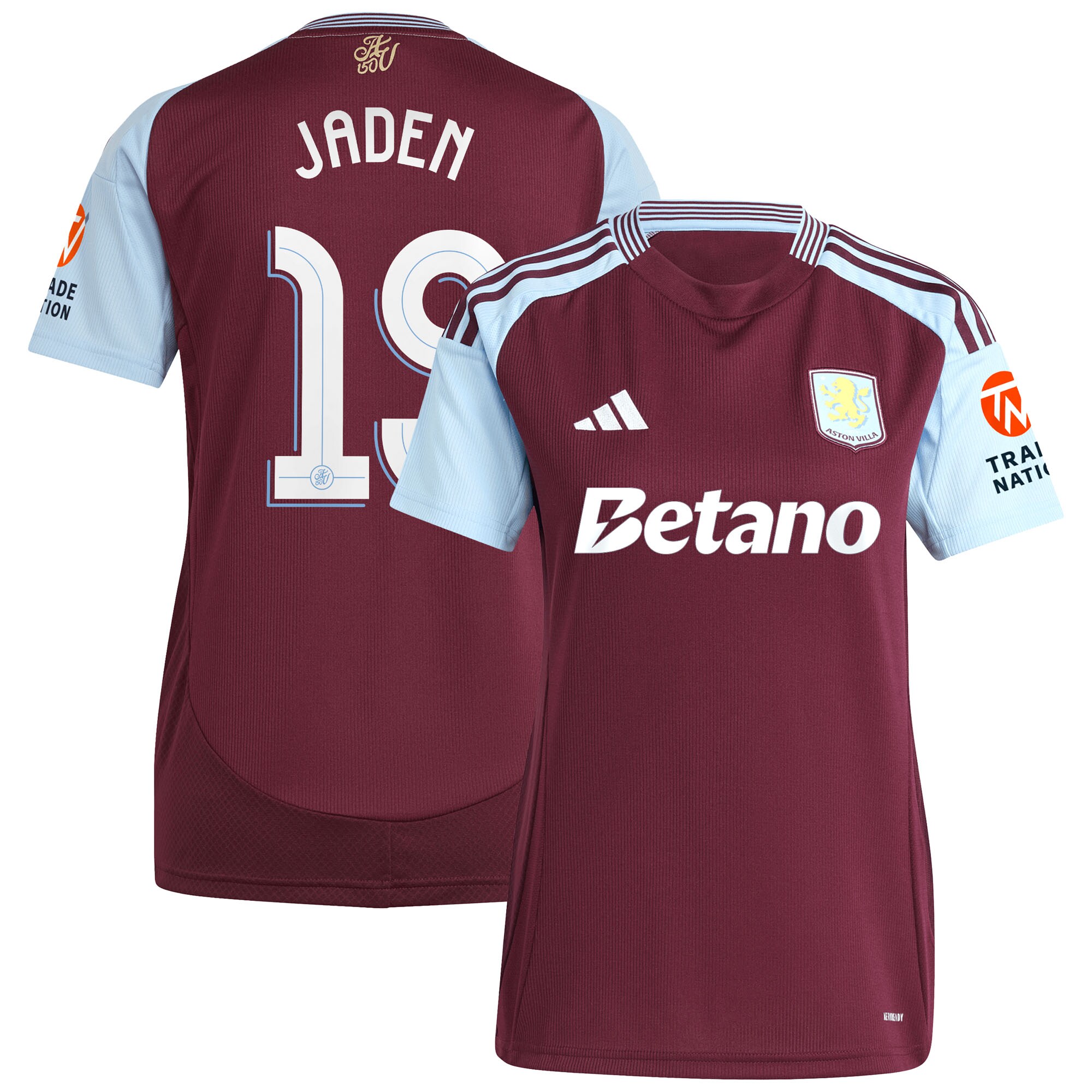 Aston Villa aston villa adidas home shirt 2024-25 – womens with jaden 19 cup printing Collection | AVFC Jerseys & Fan Gear