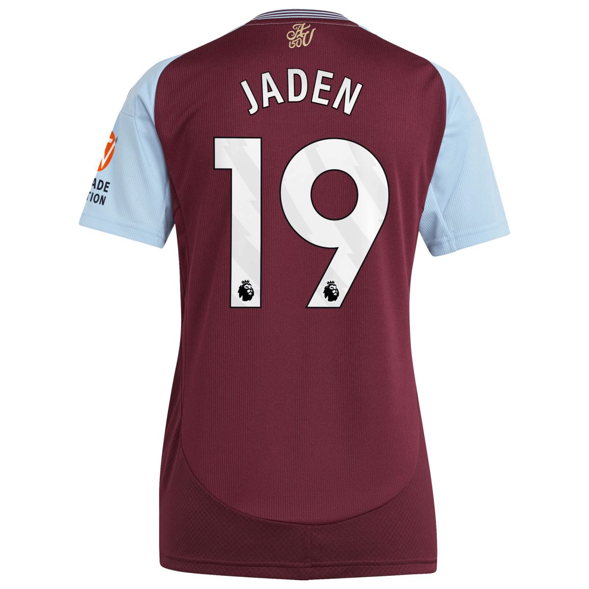 Aston Villa aston villa adidas home shirt 2024-25 – womens with jaden 19 printing Collection | AVFC Jerseys & Fan Gear