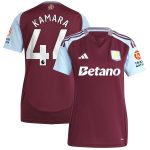 Aston Villa aston villa adidas home shirt 2024-25 – womens with kamara 44 printing Collection | AVFC Jerseys & Fan Gear