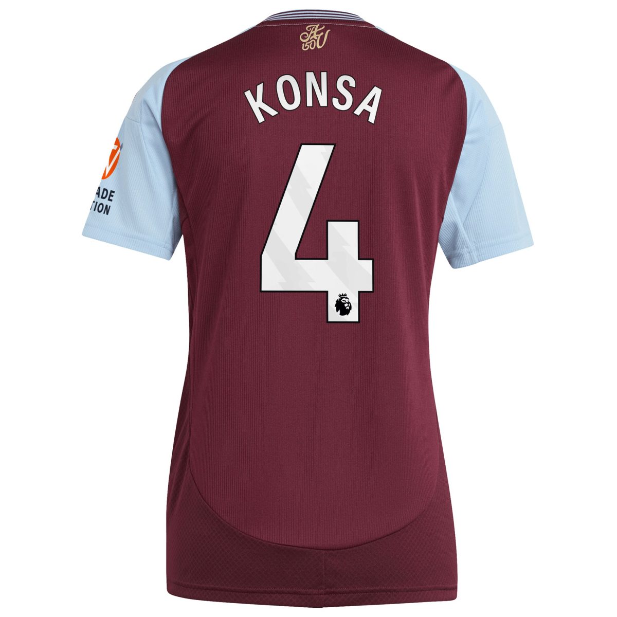 Aston Villa aston villa adidas home shirt 2024-25 – womens with konsa 4 printing Collection | AVFC Jerseys & Fan Gear