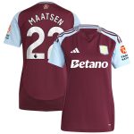 Aston Villa aston villa adidas home shirt 2024-25 – womens with maatsen 22 printing Collection | AVFC Jerseys & Fan Gear