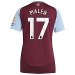 Aston Villa aston villa adidas home shirt 2024-25 – womens with malen 17 printing Collection | AVFC Jerseys & Fan Gear