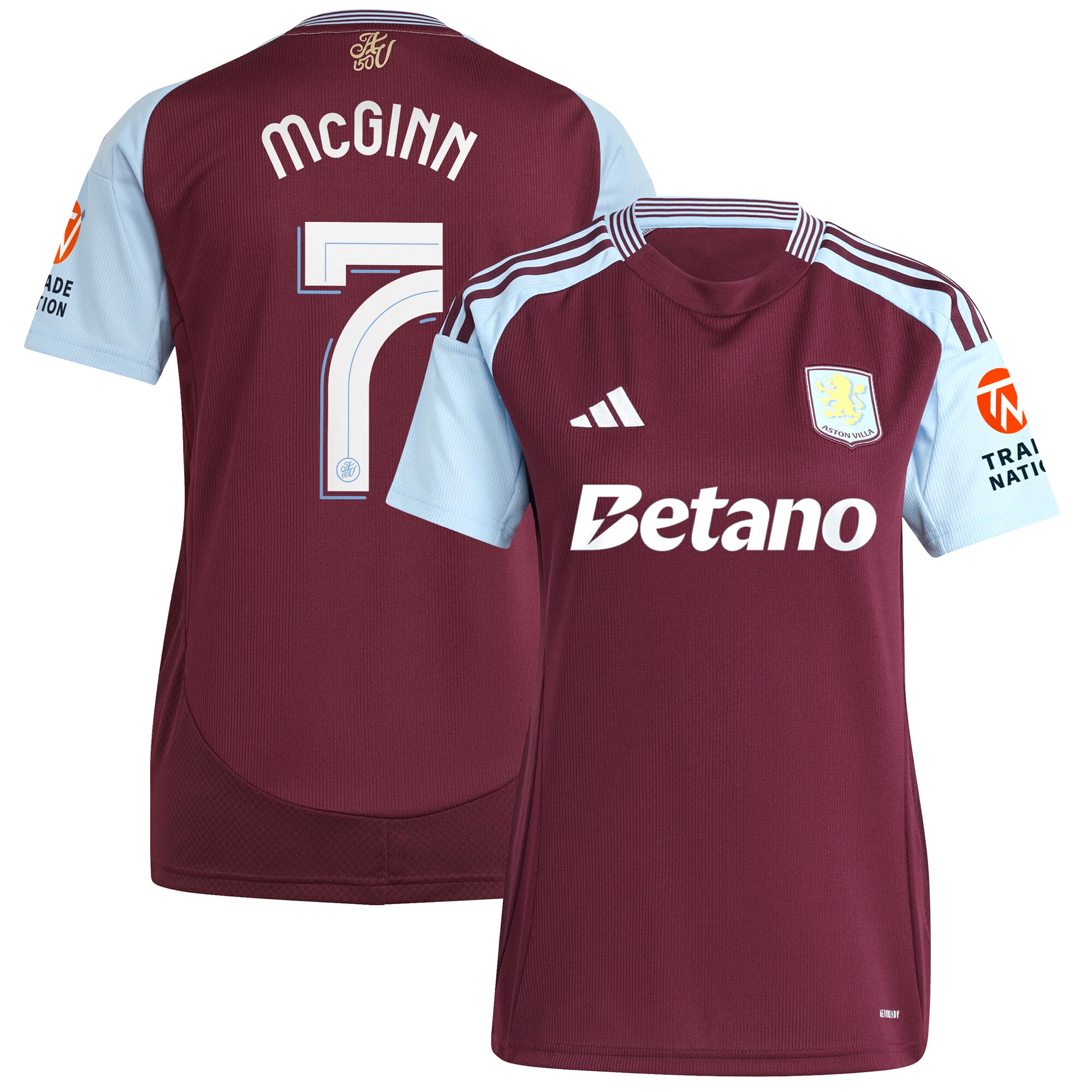 Aston Villa aston villa adidas home shirt 2024-25 – womens with mcginn 7 cup printing Collection | AVFC Jerseys & Fan Gear