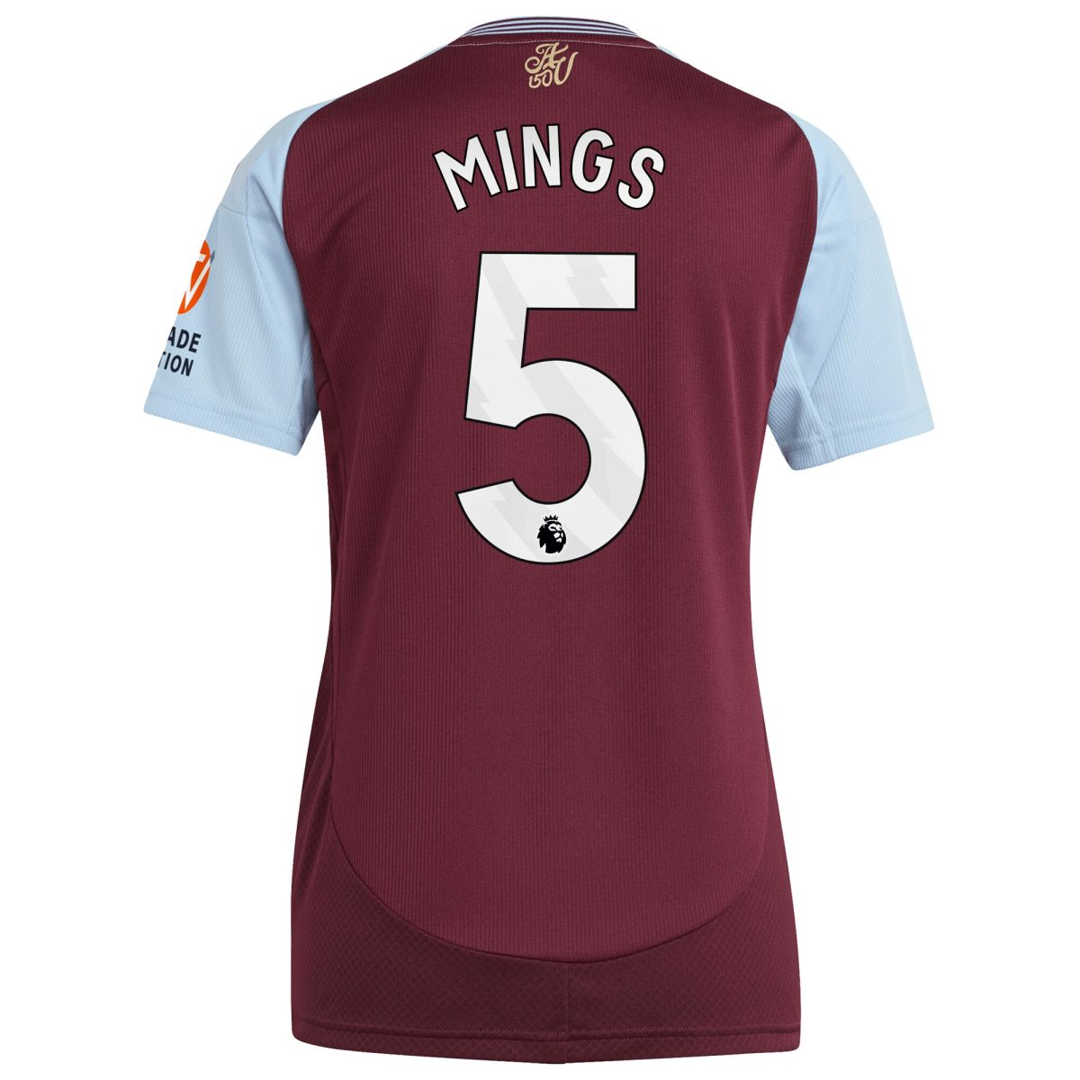 Aston Villa aston villa adidas home shirt 2024-25 – womens with mings 5 printing Collection | AVFC Jerseys & Fan Gear