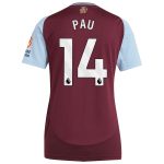 Aston Villa aston villa adidas home shirt 2024-25 – womens with pau 14 printing Collection | AVFC Jerseys & Fan Gear
