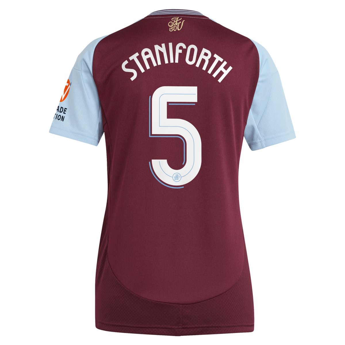 Aston Villa aston villa adidas home shirt 2024-25 – womens with staniforth 5 cup printing Collection | AVFC Jerseys & Fan Gear