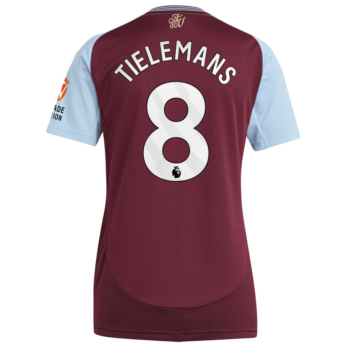 Aston Villa aston villa adidas home shirt 2024-25 – womens with tielemans 8 printing Collection | AVFC Jerseys & Fan Gear