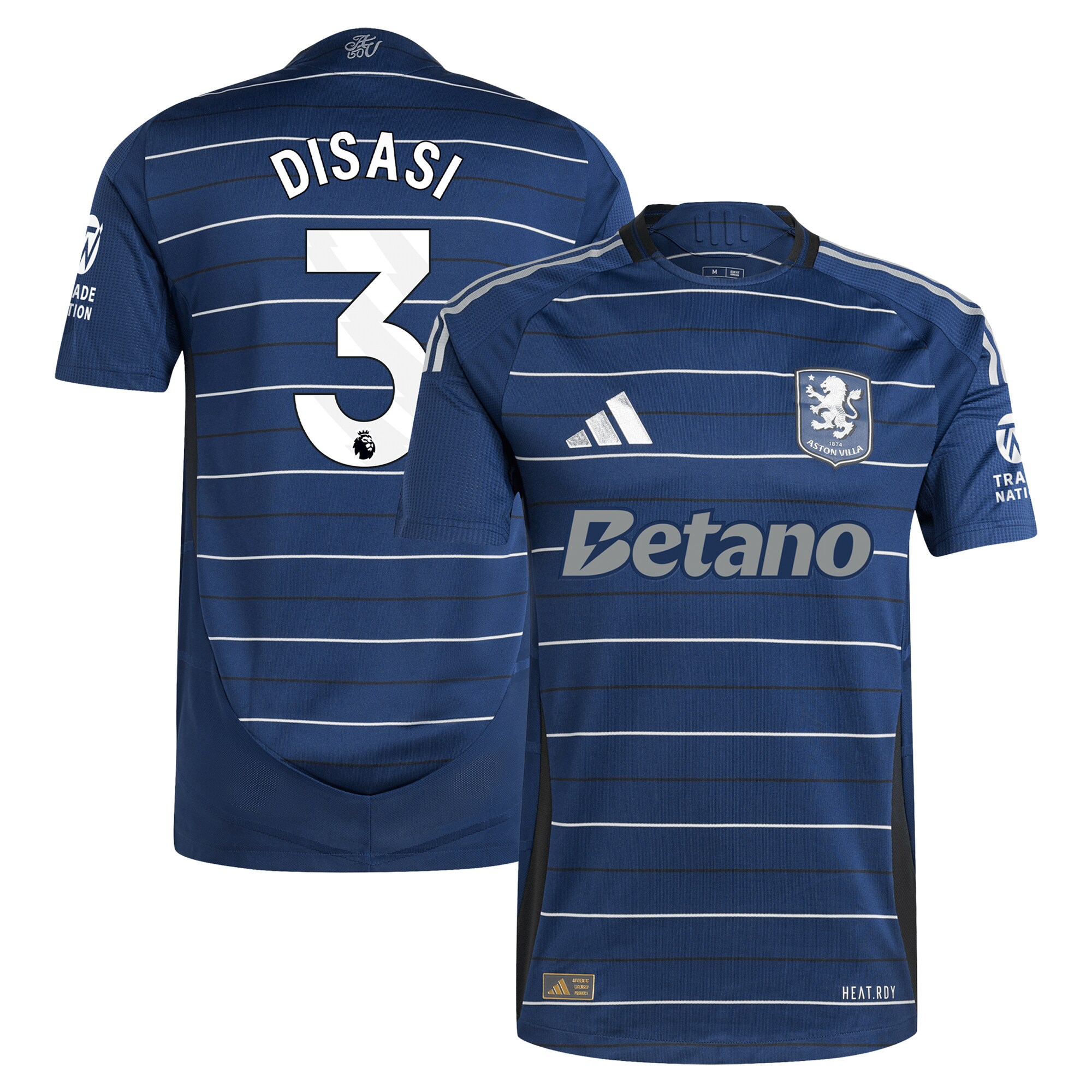 Aston Villa aston villa adidas third authentic shirt 2024-25 with disasi 3 printing Collection | AVFC Jerseys & Fan Gear
