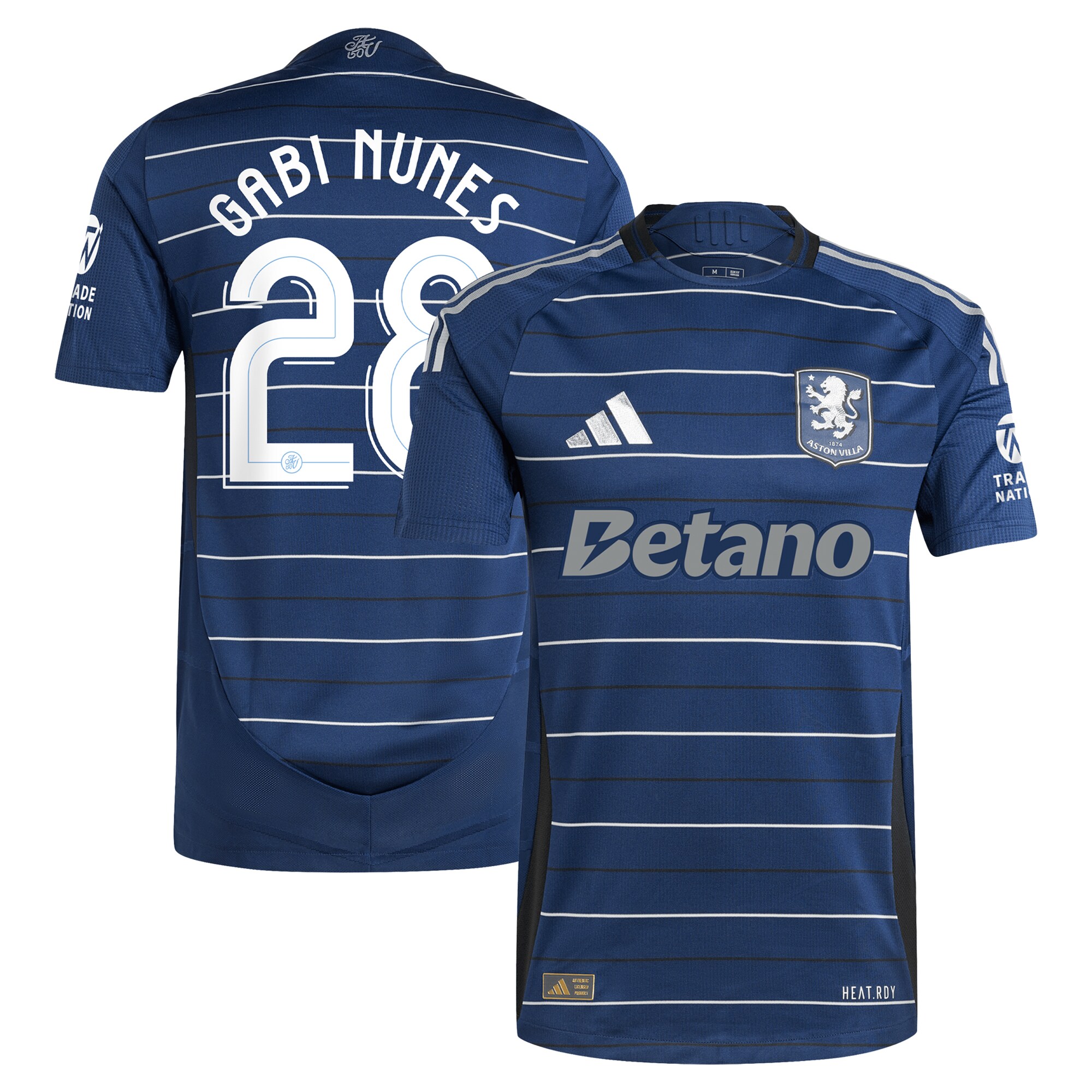 Aston Villa aston villa adidas third authentic shirt 2024-25 with gabi nunes 28 cup printing Collection | AVFC Jerseys & Fan Gear