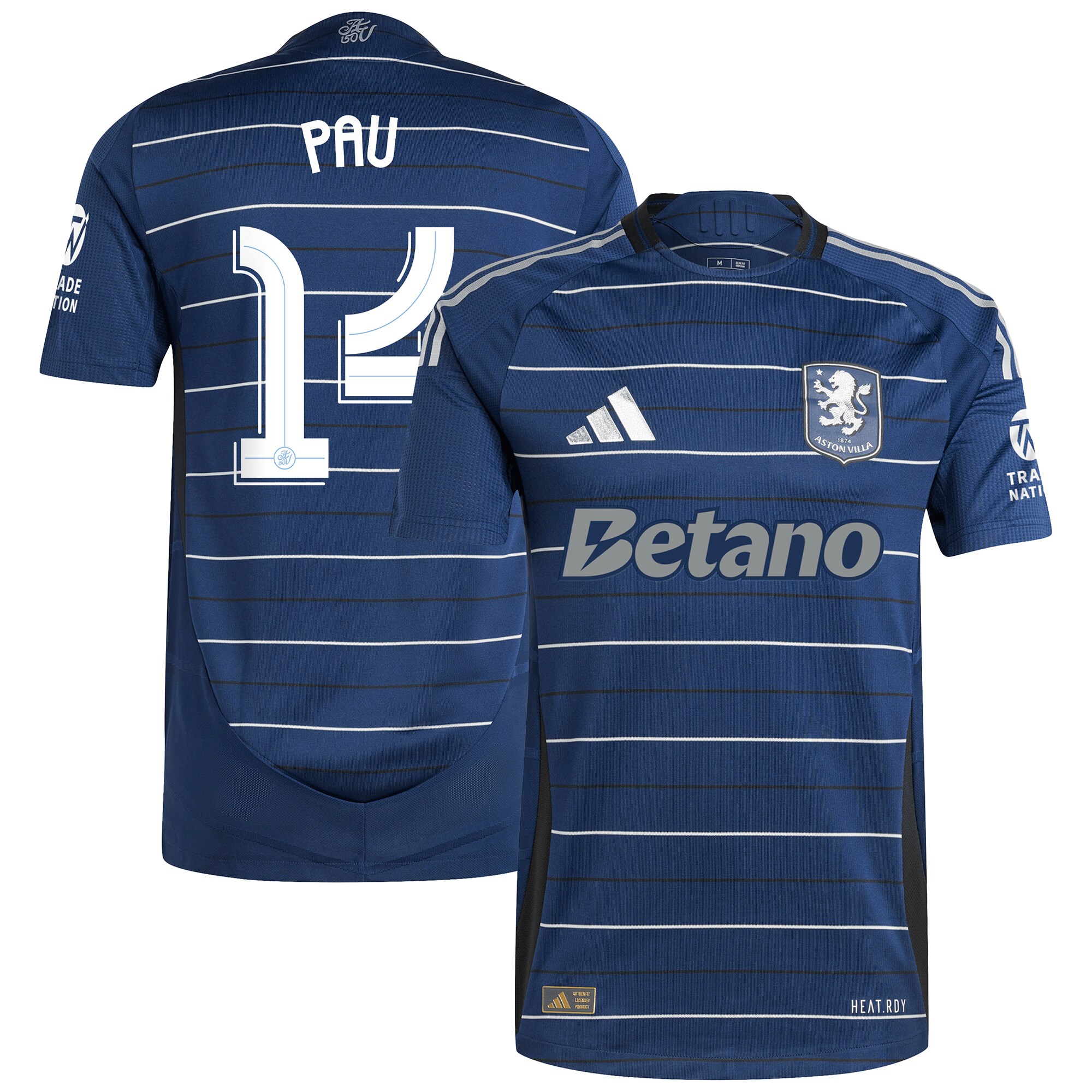 Aston Villa aston villa adidas third authentic shirt 2024-25 with pau 14 cup printing Collection | AVFC Jerseys & Fan Gear