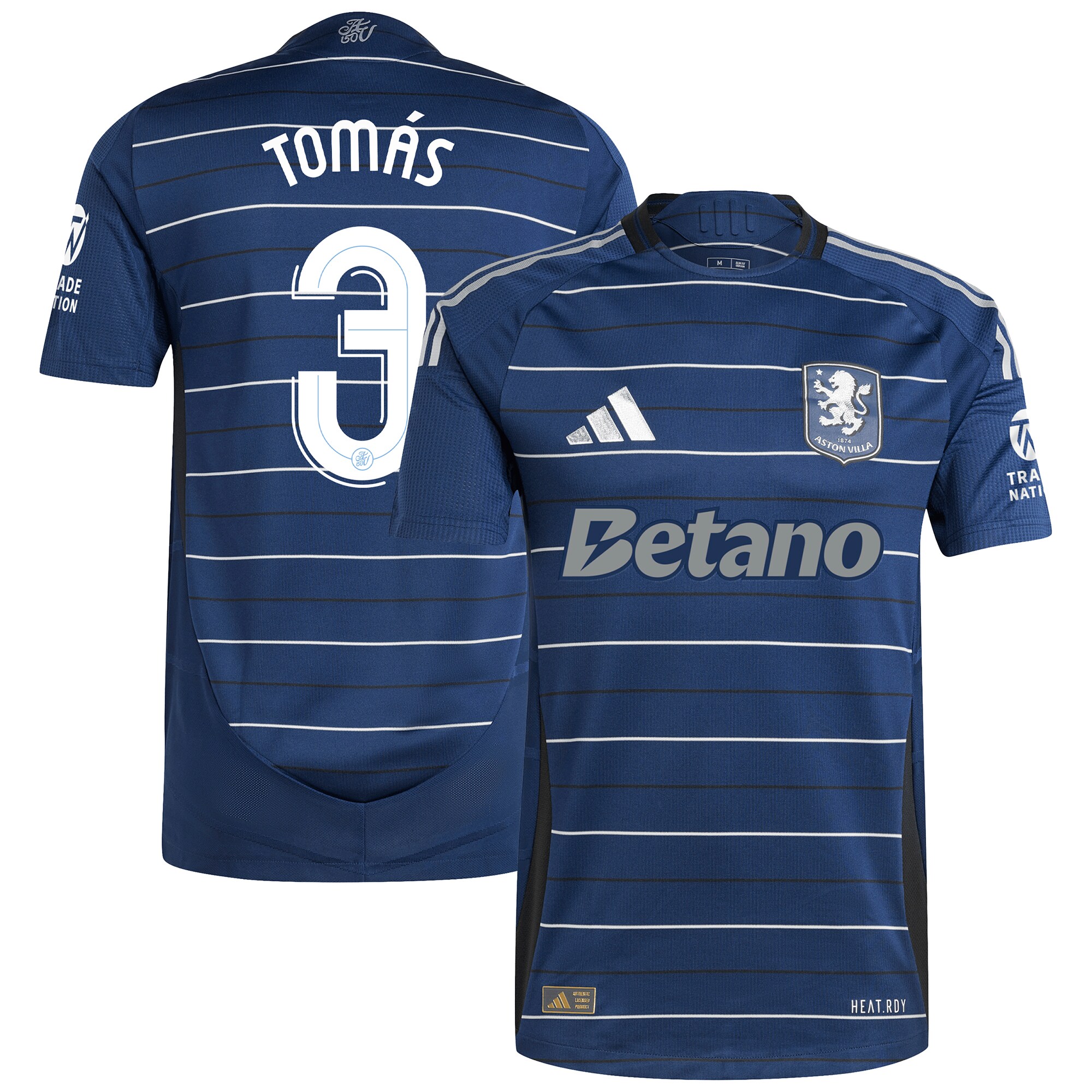 Aston Villa aston villa adidas third authentic shirt 2024-25 with tomás 3 cup printing Collection | AVFC Jerseys & Fan Gear