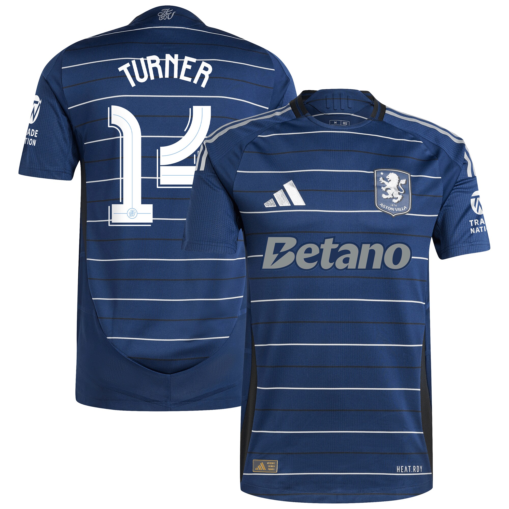 Aston Villa aston villa adidas third authentic shirt 2024-25 with turner 14 cup printing Collection | AVFC Jerseys & Fan Gear