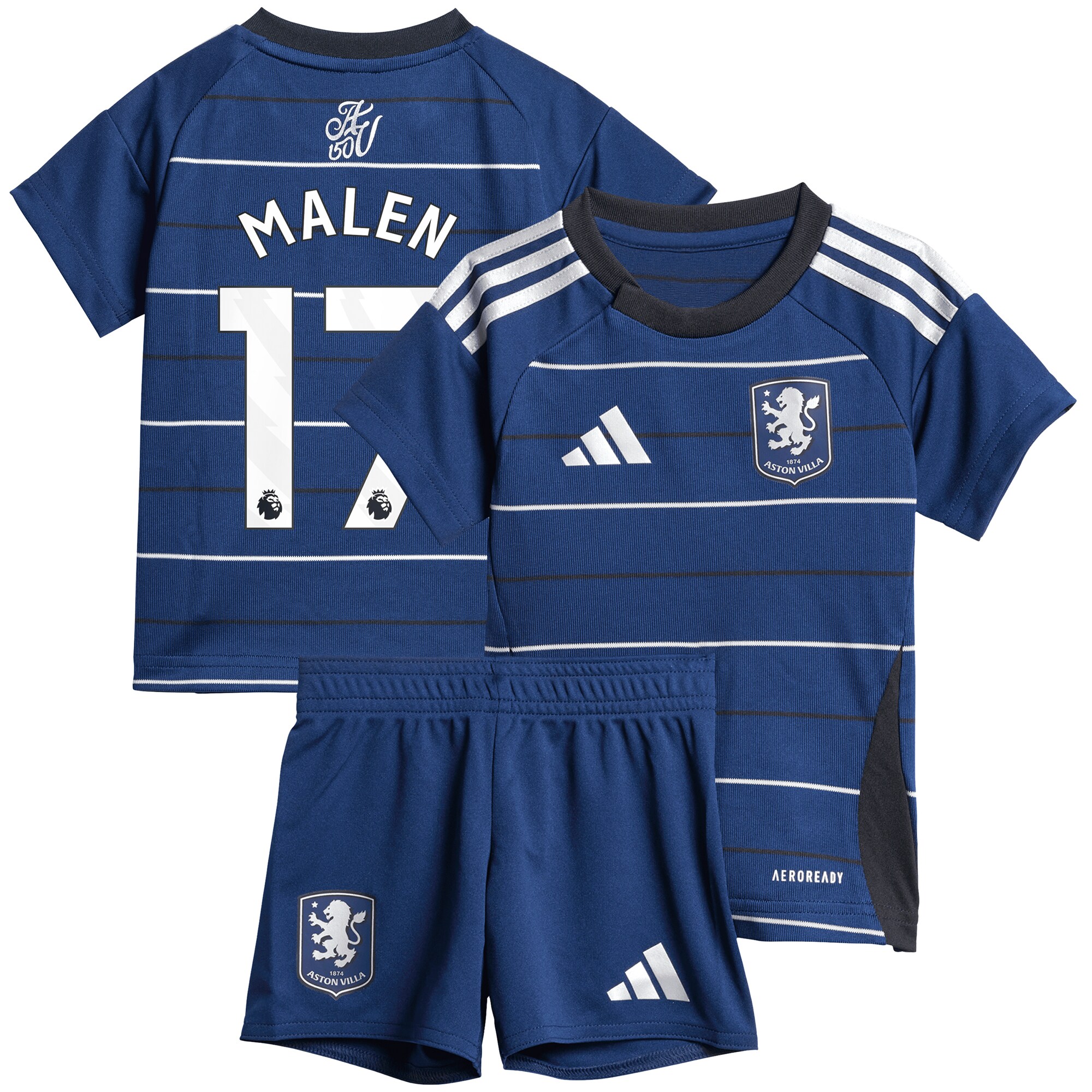 Aston Villa aston villa adidas third baby kit 2024-25 with malen 17 printing Collection | AVFC Jerseys & Fan Gear